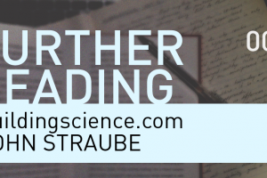 FURTHER READING – Building Science by John Straube