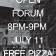 [WASA][SWAG] OpenForum Spring2013 Announcement/Agenda Consultation