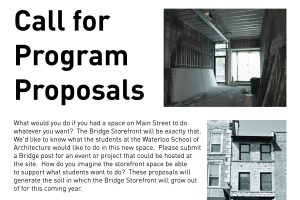 [BRIDGE] Call for Program Proposals