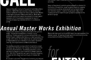 Call for Entry: Annual Master Works Exhibition