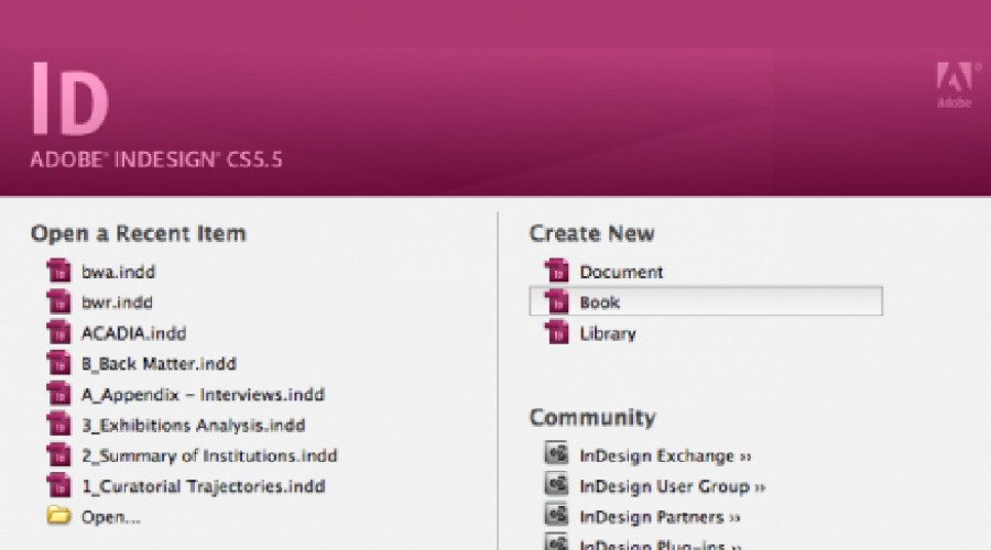 On Laying Out your Thesis in InDesign