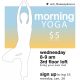 Morning Yoga – Wed. Jan 28th