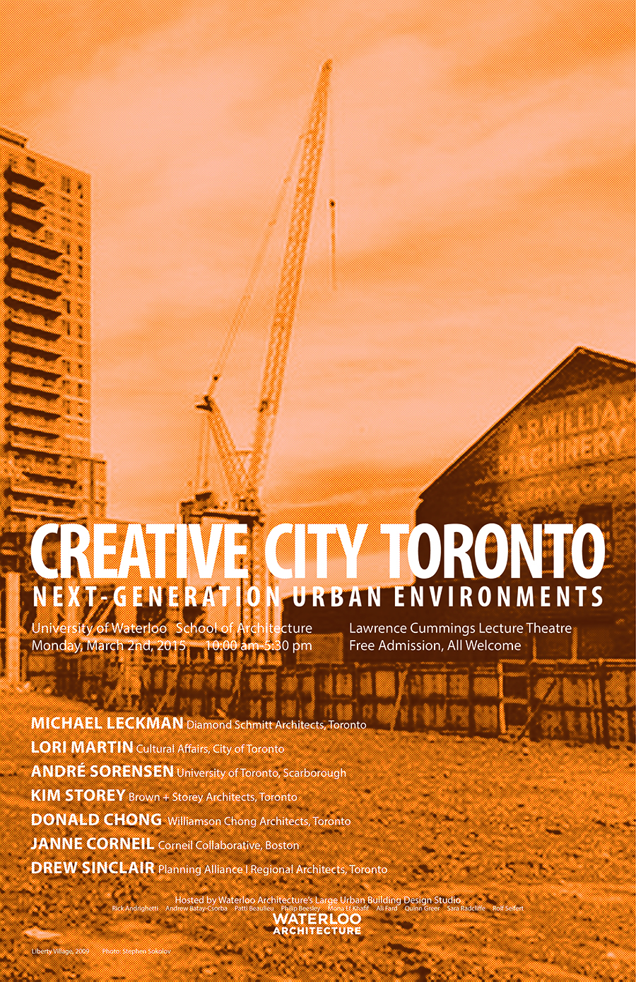 Arch 392 Symposium - Creative City Toronto 2015