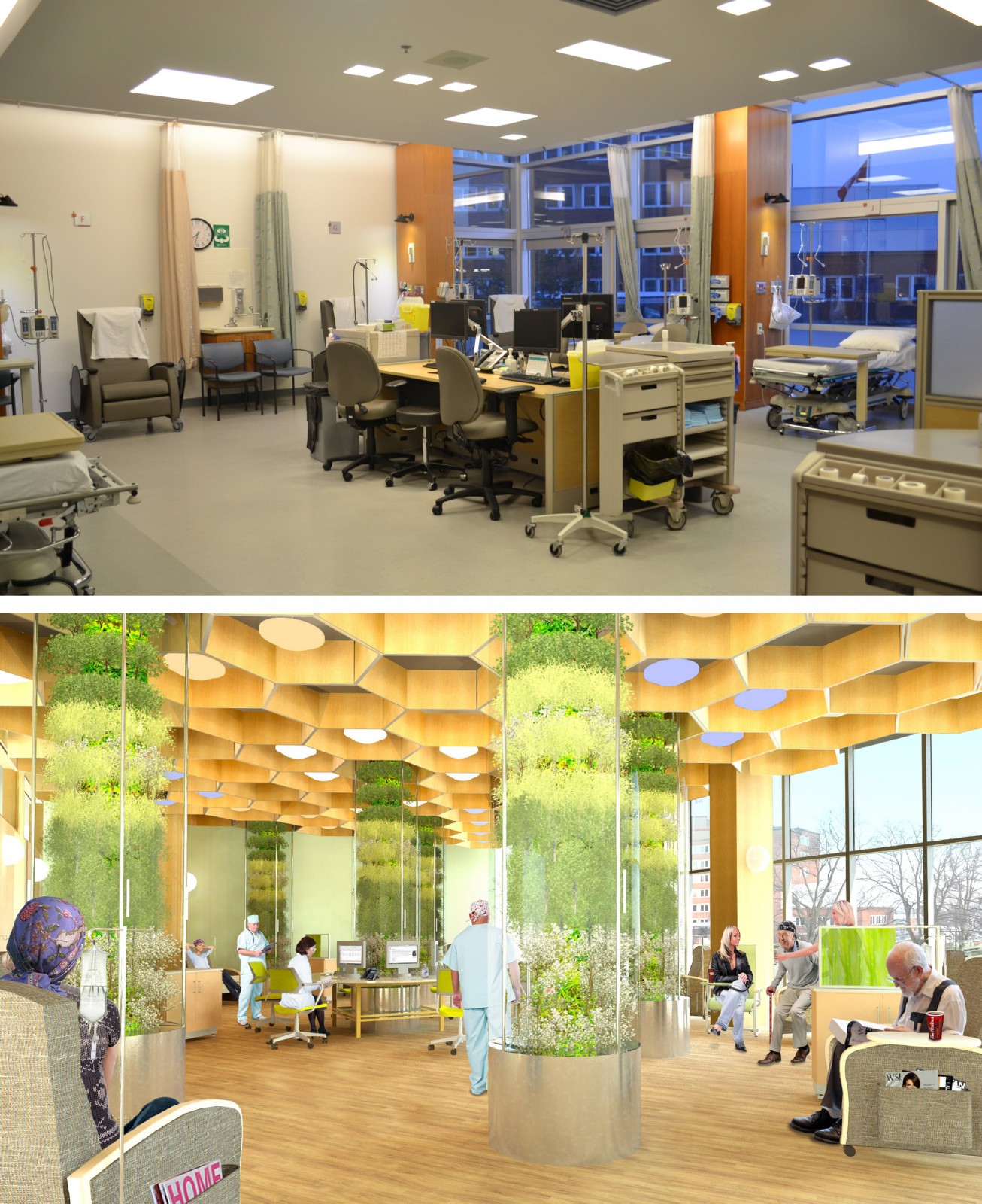 Beggs - Chemo Suite Before and After