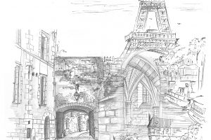 A Walk in Sketches: Remembering Paris