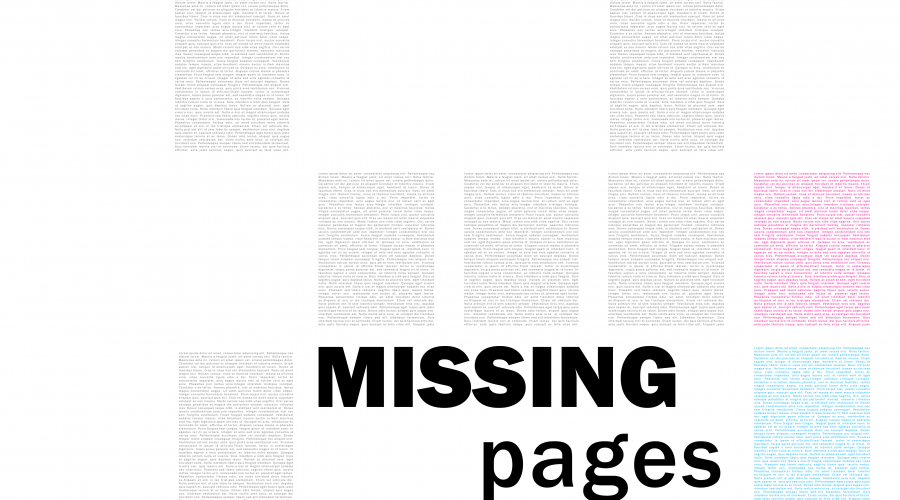 CALL FOR SUBMISSION / Missing Pages: An Alternative Archive