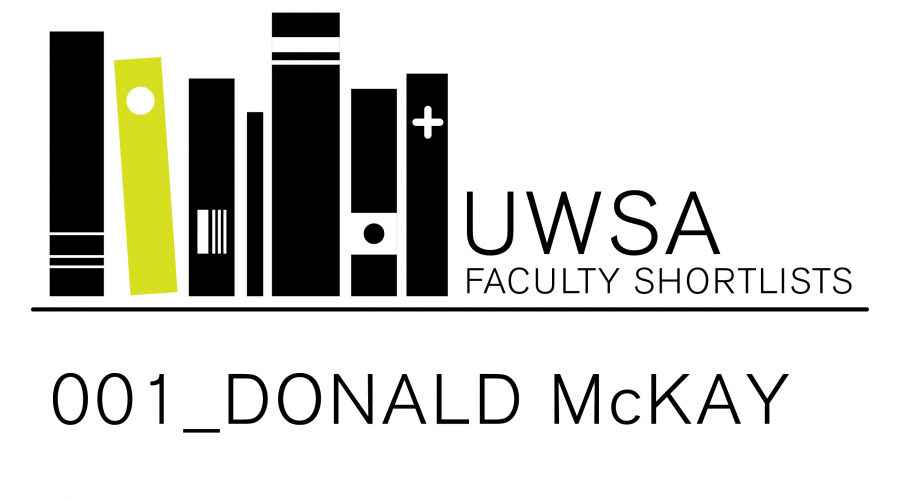 UWSA FACULTY SHORTLISTS _ DONALD McKAY